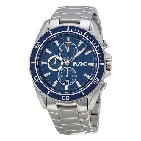 michael kors jetmaster mk8354|Michael Kors JetMaster Chronograph Blue Dial Stainless Steel.